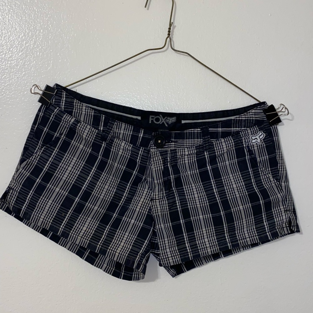 Checkered Fox racing shorts